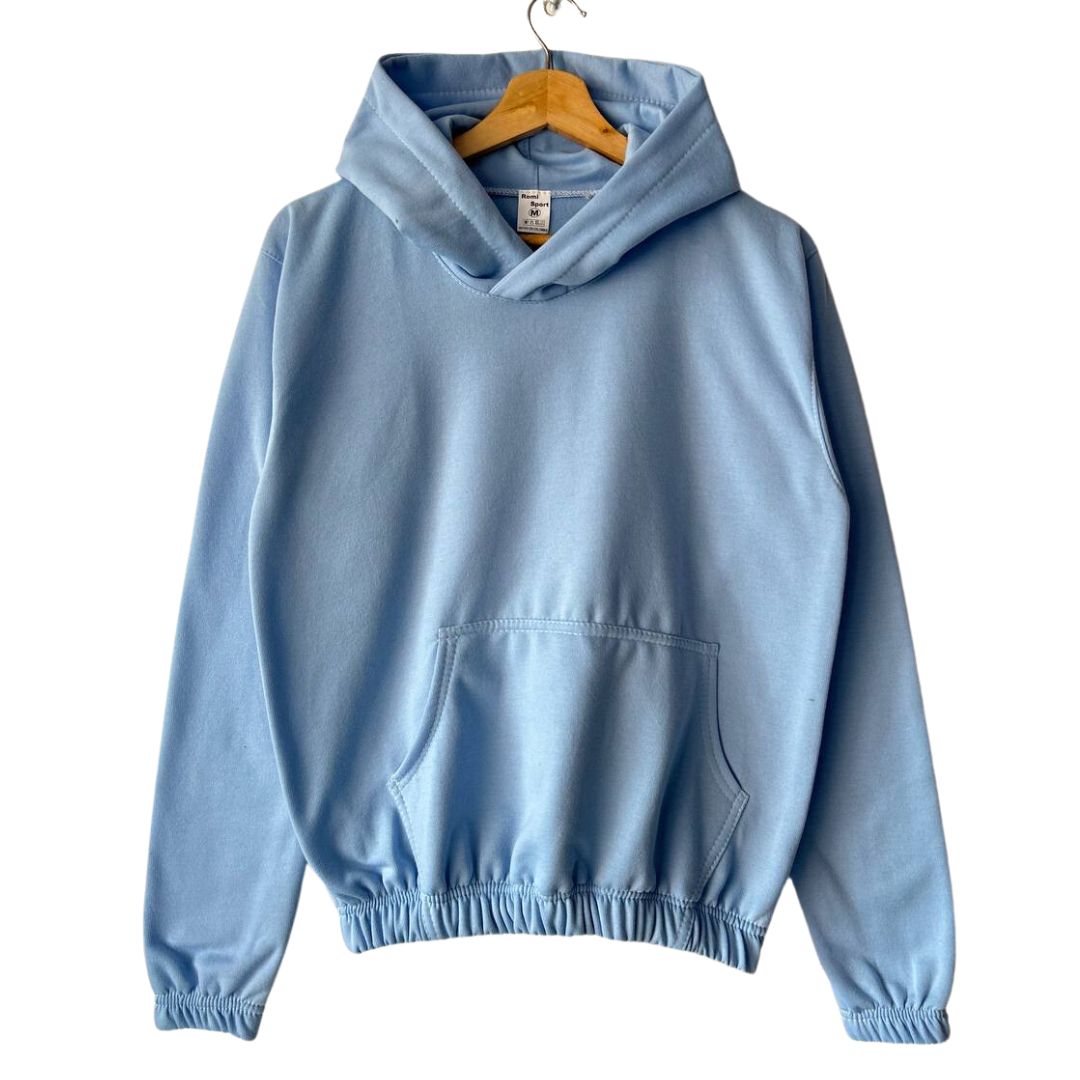 BUZO LARGO DAMA AZUL BEBE S